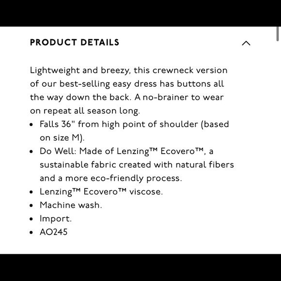 Crewneck Button-Back Easy Dress in Palm Tree - Picture 8 of 8